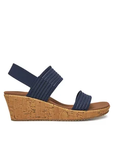 Skechers Sandały Beverlee-Sheer Luck 119571/NVY Granatowy - Sandały damskie - miniaturka - grafika 1