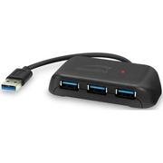 Huby USB - Speed Link Wejście USB Snappy Evo USB 3.0 4 x USB 3.0 SL-140107-BK) Czarny - miniaturka - grafika 1