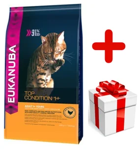 Eukanuba top condition adult 1+ 10kg +niespodzianka dla kota GRATIS! - Sucha karma dla kotów - miniaturka - grafika 1