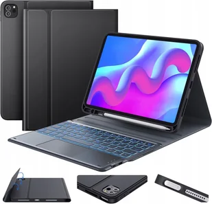 Earto Etui do iPad Air 11 cali 2024, iPad Air 11 Pro (M3/M2) QWERTY - Etui do tabletów - miniaturka - grafika 1