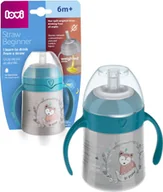 Butelki dla niemowląt - Lovi Pierwszy Kubek Ze Słomką Straw Beginner 150ml +6m - miniaturka - grafika 1
