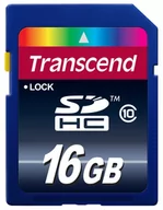 Karty pamięci - Karta pamięci TRANSCEND SDHC, 16 GB, Class 10 - miniaturka - grafika 1