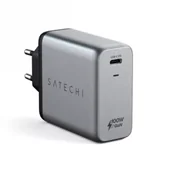 Ładowarki do telefonów - Satechi 100W USB-C PD GaN Wall Charger EU - ładowarka sieciowa 100W PD Space gray - miniaturka - grafika 1