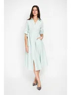 Sukienki - ASSUILI Sukienka w kolorze miętowym - miniaturka - grafika 1