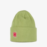 Czapki męskie - Czapka Buff Crossknit Beanie sheen yellow - ONE SIZE - miniaturka - grafika 1