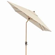 Parasole - Parasol ogrodowy Doppler Alu Wood Auto Tilt Ultra 300x200 cm, naturalny - miniaturka - grafika 1