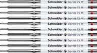 Wkłady do długopisów - Schneider 7512 wkład do długopisu 75 (grubość kreski M) 10 sztuk, czerwony - miniaturka - grafika 1