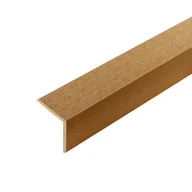 Listwy i profile - Listwa Kompozytowa Kątowa 3D Classic Jasny Brąz 50x50 mm – dł. 2,4 m - miniaturka - grafika 1