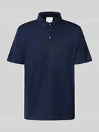 Koszulki męskie - Koszulka polo o kroju relaxed fit z wyhaftowanym logo model ‘SUPIMA’ - miniaturka - grafika 1