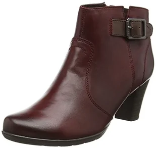 Jana Damskie kozaki z krótką cholewką 25347, czerwony - czerwony bordowy 549-37 EU Weit - Kozaki damskie - miniaturka - grafika 1