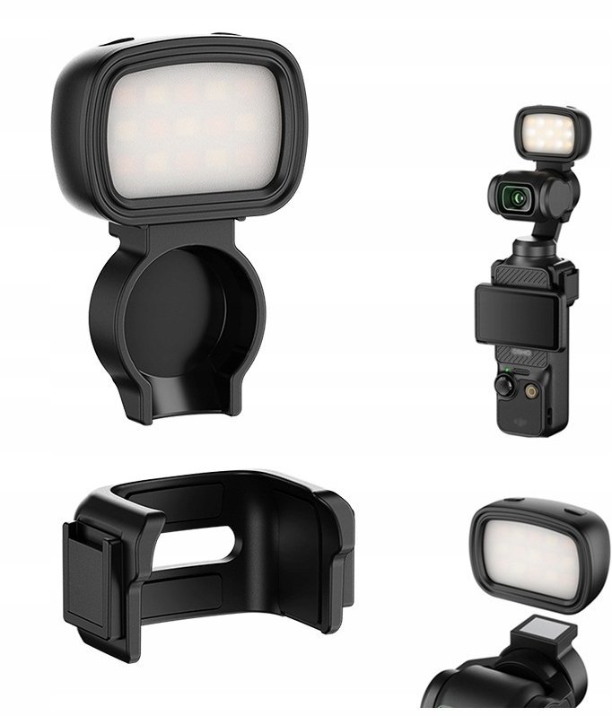 JJC Mini Mała Lampa Led Magnetyczna Magnes Do Dji Osmo Pocket 3 Cri95 15 Led / Led-op3m2