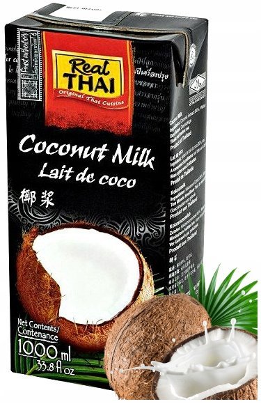 Mleko kokosowe, mleczko kokosowe Real Thai 1000 ml