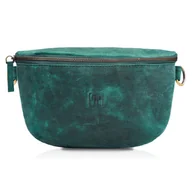 Nerki - SKÓRZANA SASZETKA NA PAS VINTAGE PAOLO PERUZZI T-36-GR - miniaturka - grafika 1