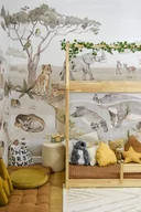 Tapety - Tapeta Ze Zwierzętami Mural Safari - miniaturka - grafika 1