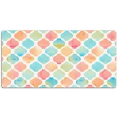 Podkładki na biurko - Mata ochronna z nadrukiem Kolorowy wzór 120x60 cm, Dywanomat - miniaturka - grafika 1