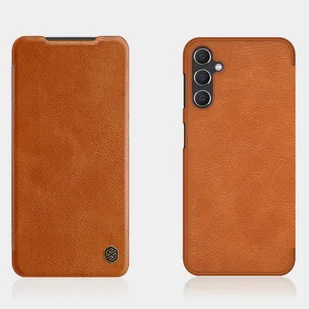 Nillkin Qin Leather etui skórzany pokrowiec z klapką portfel brązowe - Portfele - miniaturka - grafika 8