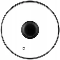 Pokrywki - Pokrywa żaroodporna z uchwytem 22 cm, czarna - miniaturka - grafika 1