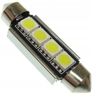 Żarówki samochodowe - Dioda LED C5W 39mm 4x smd 5050 CANBUS rurka 12V rurkowa do samochodu - miniaturka - grafika 1