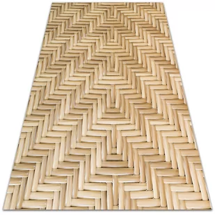 Tarasowy dywan zewnętrzny Wiklinowa tekstura 80x120 cm - Dywany zewnętrzne - miniaturka - grafika 1