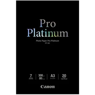 Canon Papier fotograficzny PT-101 A3 300g 20 - Pro Platinum - 2768B017 - Papier do drukarek - miniaturka - grafika 1