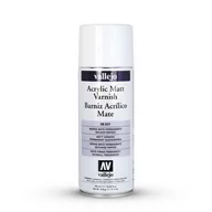 Akcesoria i części modelarskie - Vallejo Acrolicos Lakier spray matowy 400 ml - miniaturka - grafika 1