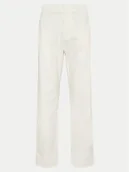 Spodnie męskie - Blend Spodnie materiałowe 20716614 Biały Straight Fit - miniaturka - grafika 1