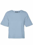 Koszulki i topy damskie - Vero Moda VMOCTAVIA 2/4 Top Noos Bezrękawnik, Cashmere Blue, M Kobiety - miniaturka - grafika 1