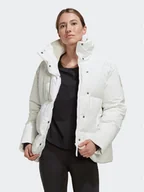 Kurtki damskie - adidas Kurtka puchowa Big Baffle HN9935 Biały Loose Fit - miniaturka - grafika 1