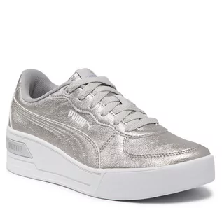 Sneakersy damskie - Puma Sneakersy Sky Wedge Metallic 382702 02 SIlver Silver - grafika 1