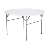 Stoły ogrodowe - Home&Garden Stół cateringowy składany okrągły  120 cm 577329 - miniaturka - grafika 1