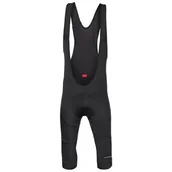 Spodenki rowerowe - Spodenki rowerowe KROSS 3/4 Męskie z Wkładką ( XXL) Czarny - miniaturka - grafika 1