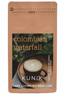 Kawa ziarnista 1kg ŚWIEŻO PALONA 100% ARABICA Colombian Waterfall KOLUMBIA - Kawa - miniaturka - grafika 1