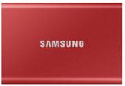 Czytniki kart pamięci - Samsung Electronics Polska Electronics Polska Dysk SSD T7 Portable 2TB MU-PC2T0R/WW czerwony 2_414918 - miniaturka - grafika 1
