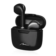Słuchawki - MT3608K R-PHONES TWS+ - Mini douszne słuchawki bezprzewodowe Bluetooth 5.3 TWS z powerboxem USB-C - czarne - miniaturka - grafika 1