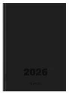 Kalendarze - Kalendarz 2026 A5 dzienny Szefa Dtp czarny Herlitz - kalendarz - miniaturka - grafika 1