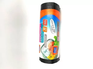 Worki Śmieci Super Mocne Ldpe 160 L 10 Szt. Czarne - Worki na śmieci - miniaturka - grafika 1