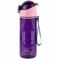 Shakery i bidony sportowe - BUTELKA NA WODĘ BIDON DO SZKOŁY FIOLETOWA Z UCHWYTEM Kite - miniaturka - grafika 1