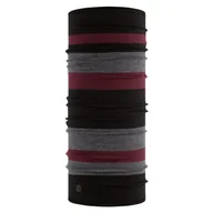 Czapki i chusty sportowe damskie - Chusta wielofunkcyjna z wełny merino Buff Merino Move Black - miniaturka - grafika 1