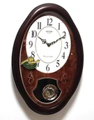 Zegary - Zegar ścienny Rhythm CMJ320NR06 56 cm kuranty - miniaturka - grafika 1