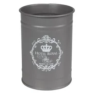 Kubki na szczoteczki do zębów - Kubek DELUXE Ø7, x 11 cm szary - miniaturka - grafika 1