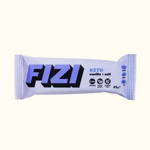 FIZI baton KETO wanilia + sól, 45 g - Przekąski dla dzieci - miniaturka - grafika 1
