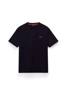 Koszulki męskie - t-shirt uomo napapijri s-sorano np0a4ieh 1761 blu marine - miniaturka - grafika 1