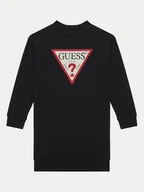 Sukienki i spódniczki dla dziewczynek - Guess Sukienka dzianinowa J3YK20 KA6R4 Czarny Regular Fit - miniaturka - grafika 1