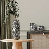 Świeczniki - Świecznik dekoracyjny RENI01, 13 x 13 x 10 cm srebrny - miniaturka - grafika 1