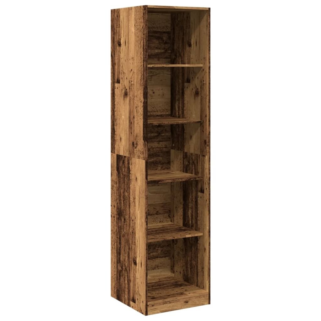 vidaXL Szafa o wyglądzie starego drewna 50x50x200 cm materiał drewnopochodny