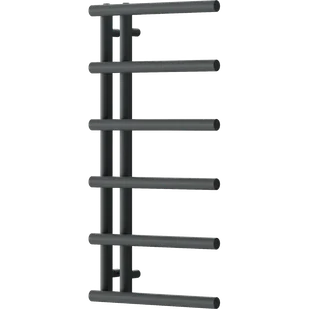 Mexen Jukon grzejnik łazienkowy dekoracyjny 988 x 500 mm, 461 W, antracyt - W116-0988-500-00-66 - Grzejniki łazienkowe - miniaturka - grafika 1