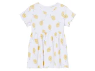 Sukienki i spódniczki dla dziewczynek - lupilu® Sukienka niemowlęca z bawełny organicznej (Biały, 62/68) - miniaturka - grafika 1