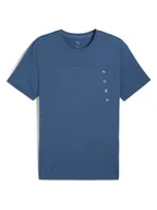 Koszulki sportowe męskie - Puma Koszulka funkcyjna w kolorze niebieskim - miniaturka - grafika 1