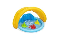 Baseny ogrodowe - Bestway 52568 Basenik dmuchany z daszkiem, oparciem i sorterem 1.15m x 89cm x 76cm - miniaturka - grafika 1