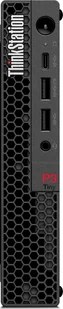 Lenovo ThinkStation P3 30H0 - Mini - 1 x Core i7 i7-14700 / 2.1 GHz - vPro Enterprise - RAM 32 GB - SSD 1 TB - TCG Opal Encryption, NVMe, Performance - T1000 - 1GbE, Wi-Fi 6E - WLAN: Bluetooth 5.1, 802.11a/b/g/n/ac/ax (Wi-Fi 6E) - Win 11 P - Zestawy komputerowe - miniaturka - grafika 1